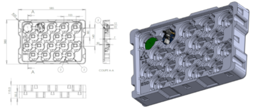 Visuel projet 3D et plan